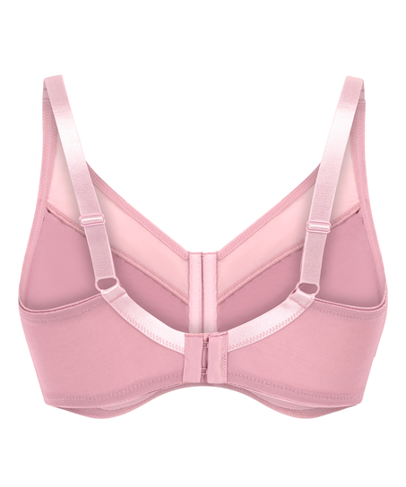 Nina Non-Padded Underwired Minimizer Bra, Pink