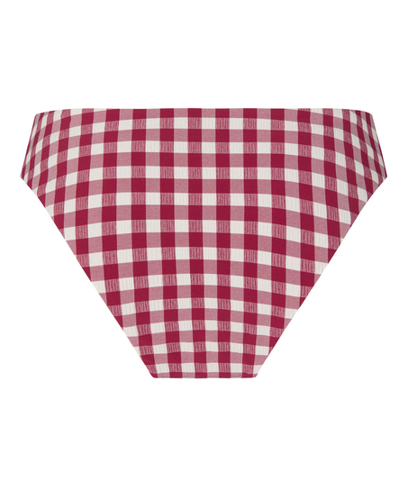 Highleg High-Waisted Bikini Bottom Amalfi, Red
