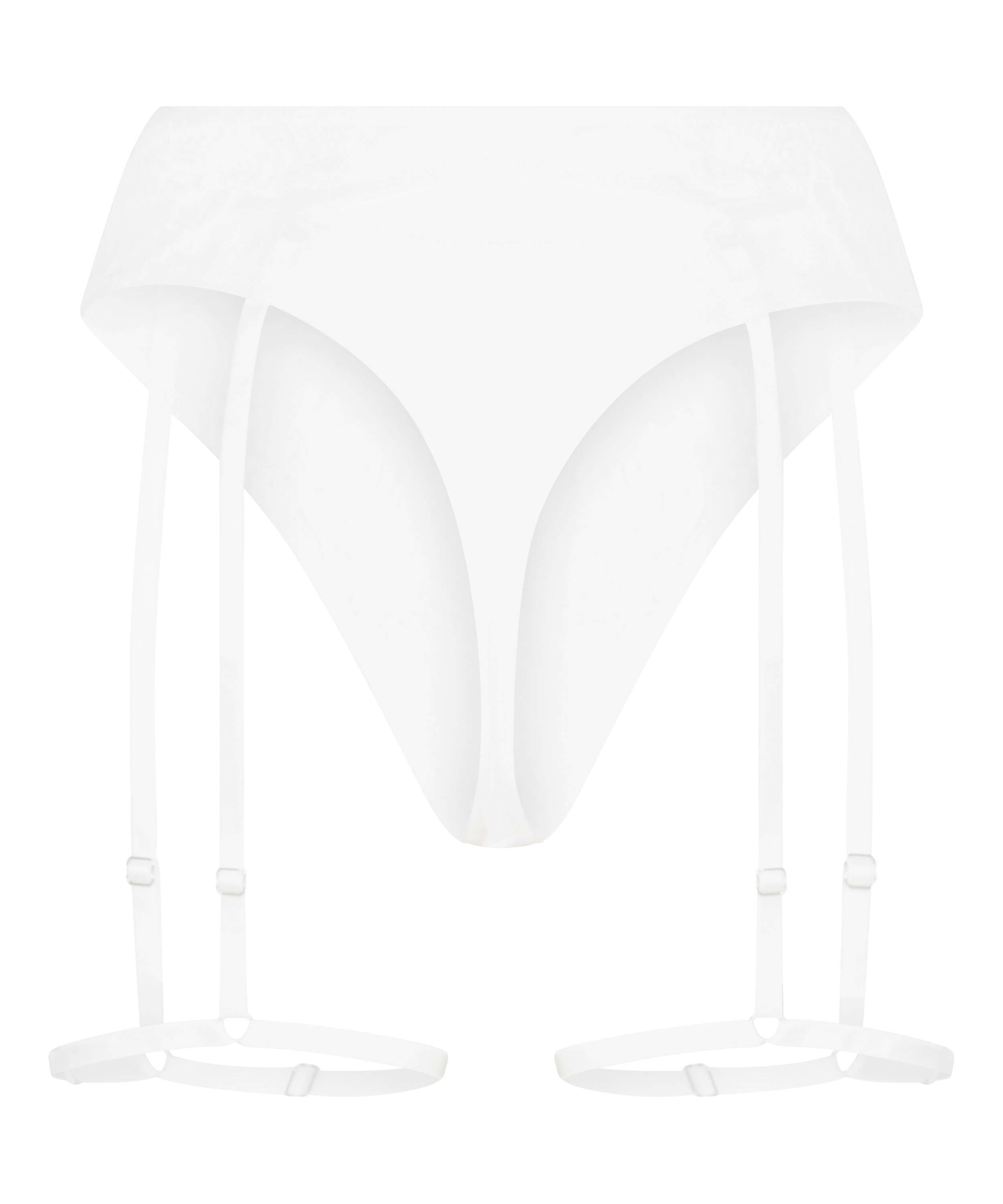 Withney Suspender Thong, White, main