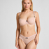 V-shape Brazilian Dot Flock, Pink
