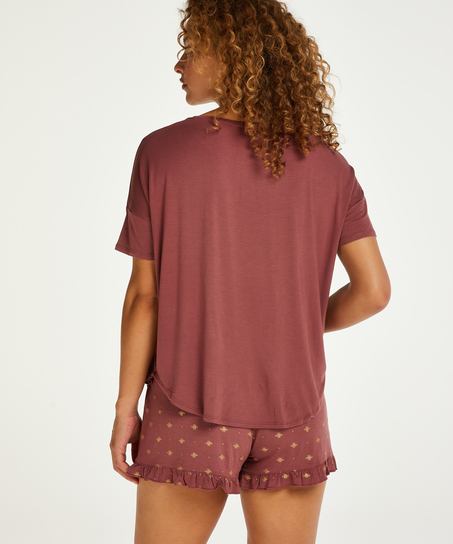 Short Pyjama Set, Pink