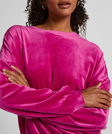 Velours Top, Pink