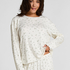 Pyjama Top Loose Pointelle, White