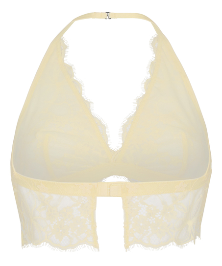 Halter Longline Bra Prina, Yellow