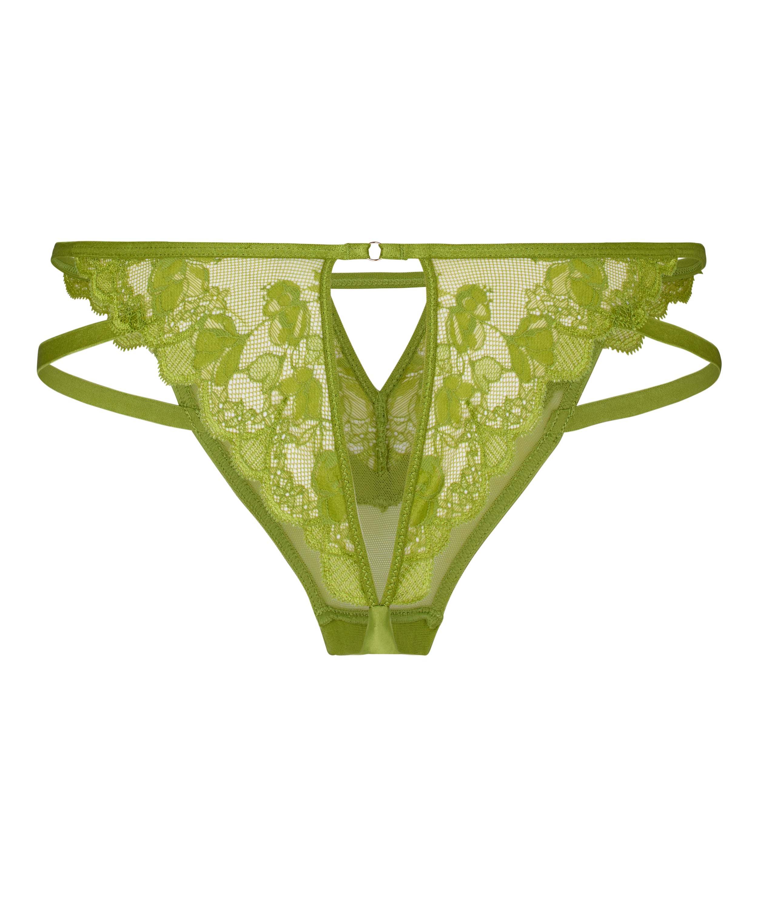 Open Bum Brazilian Zara, Green, main