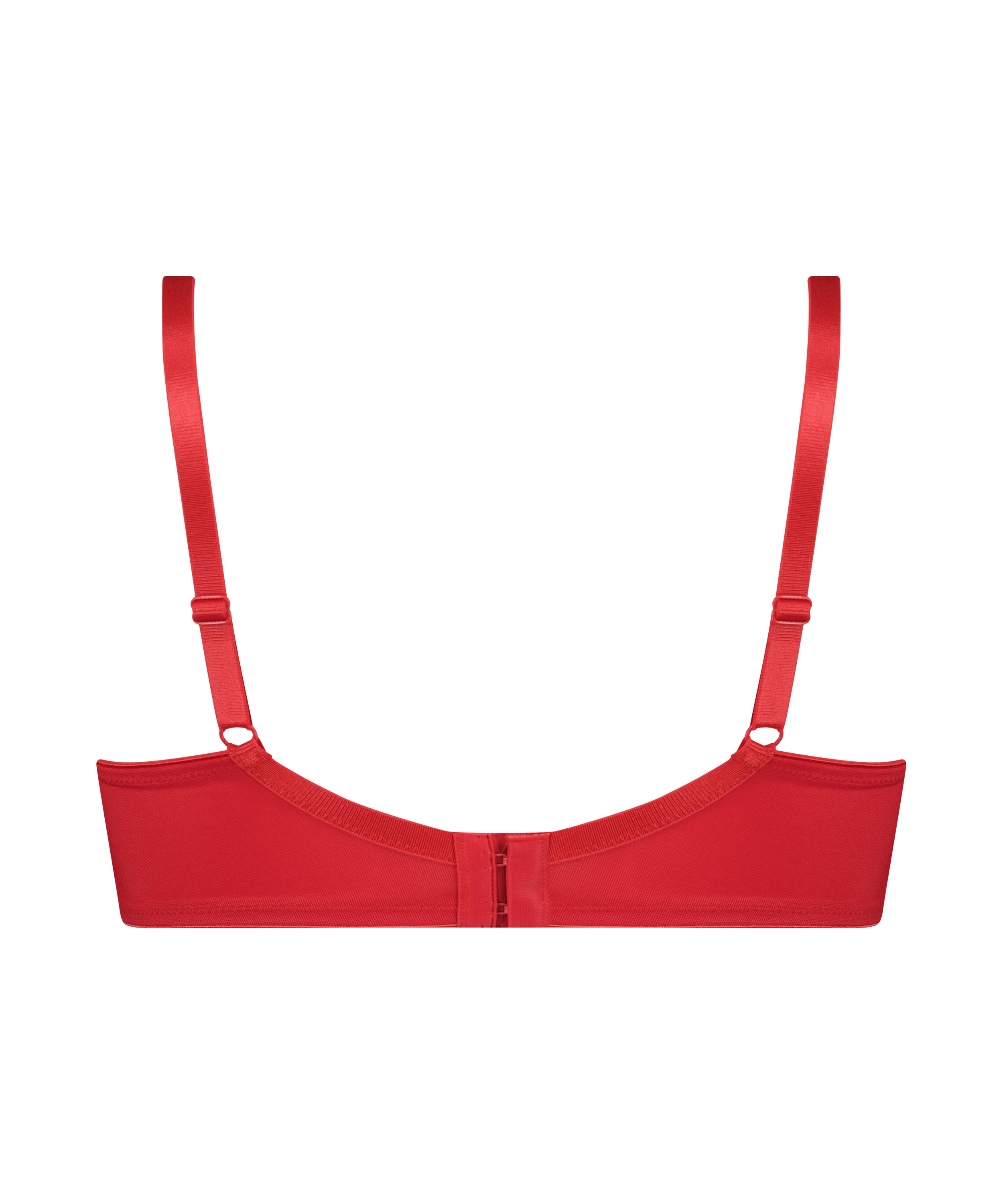 Nina Non-Padded Underwired Minimizer Bra, Red, main