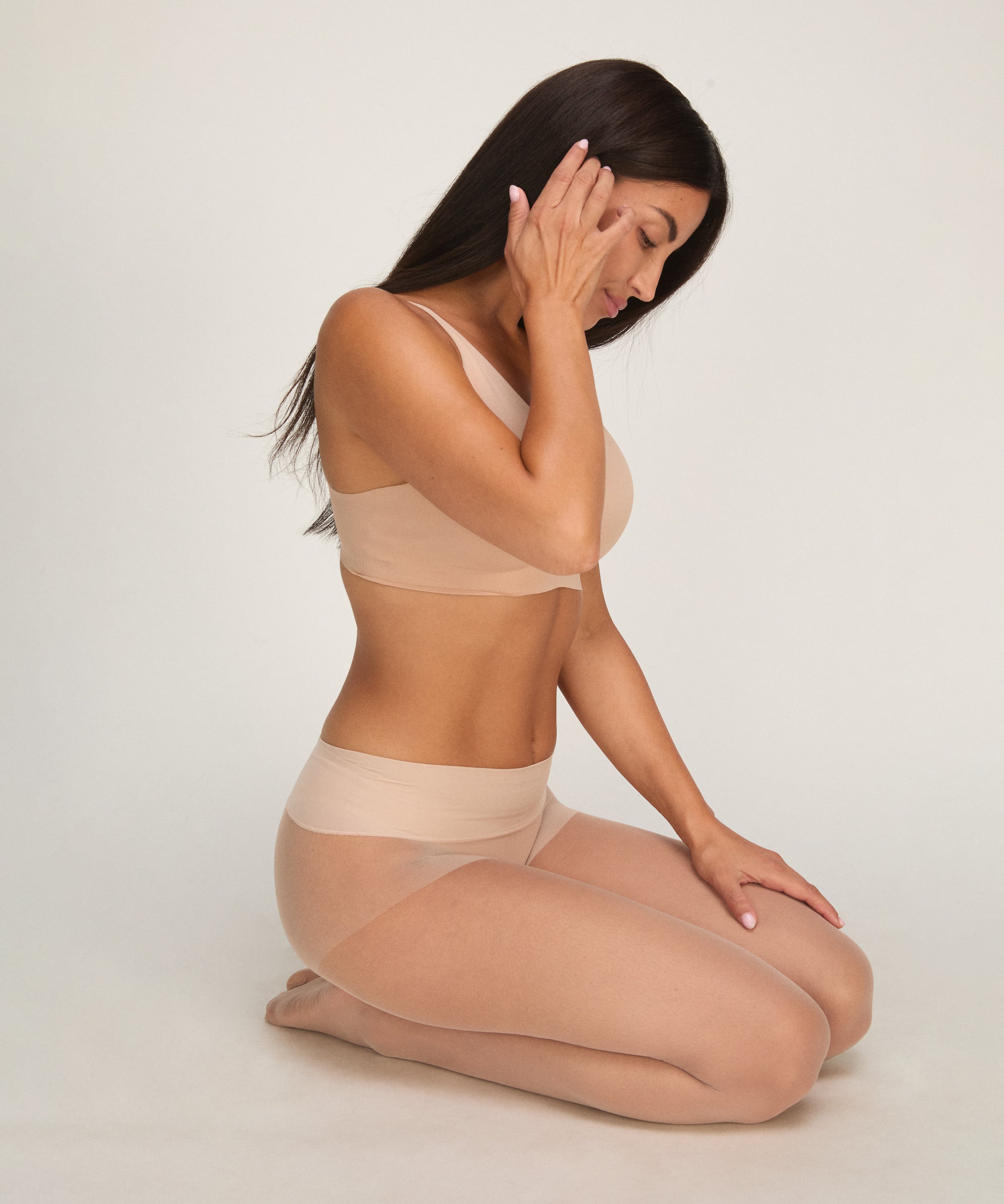 Tight 20 Denier Seamless Velver Touch, Brown, main