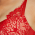 Kat padded underwired bra, Red