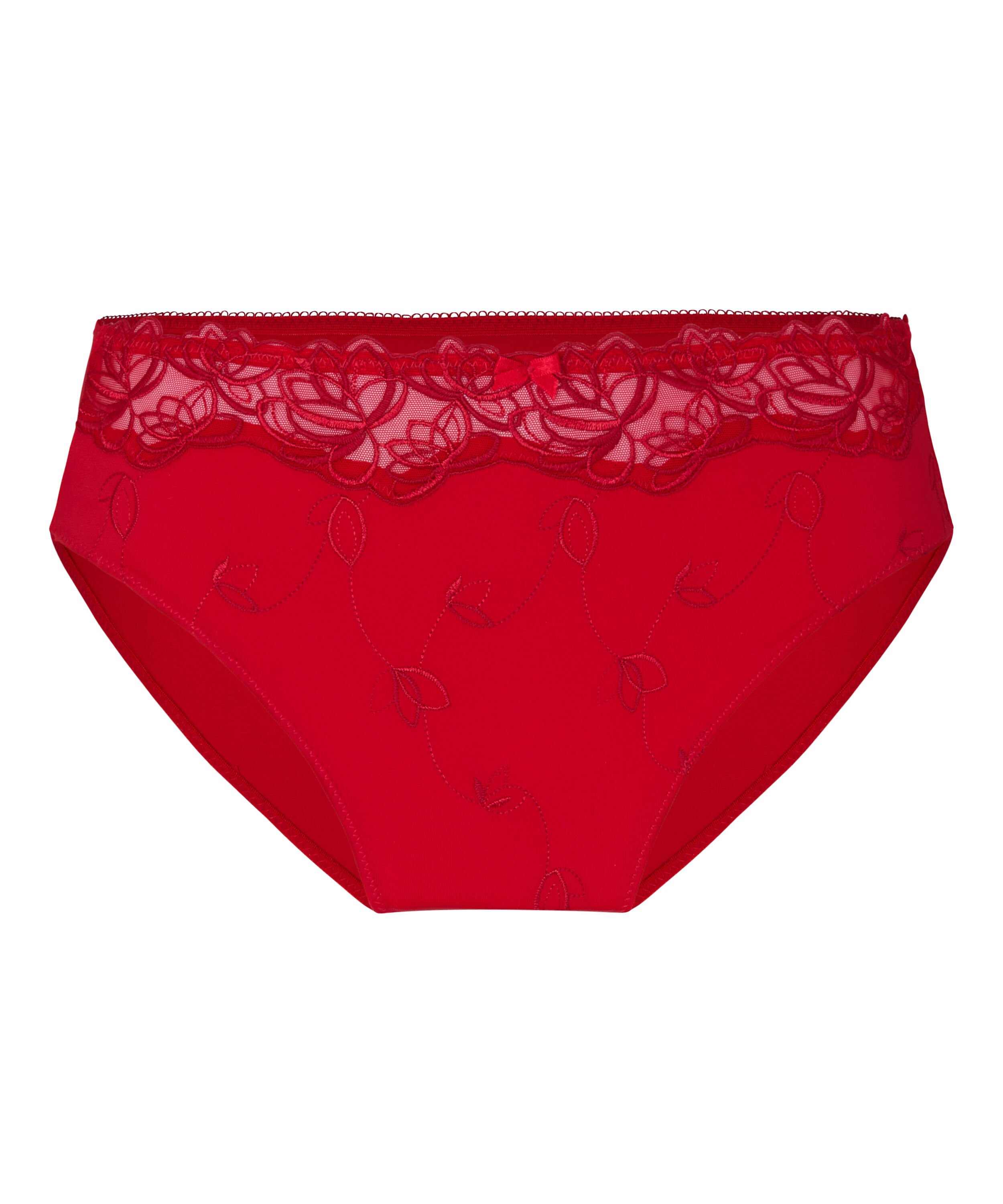 Diva High Knickers, Red