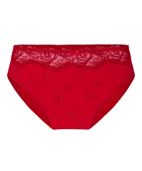 Diva High Knickers, Red