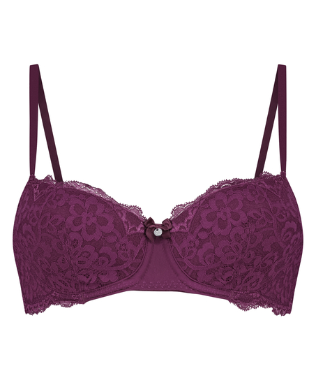 Marine Padded Underwired Bra, Purple