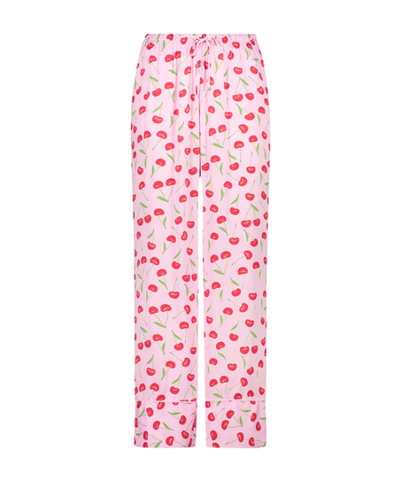 Springbreakers Woven Pyjama Bottoms, Pink