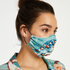 Face Mask Print, Blue