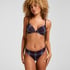 Plunge Padded Underwired Bra, Purple