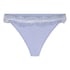 Lace & Shine Thong, Purple