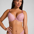 Marine Padded Push-Up Underwired Bra, Pink