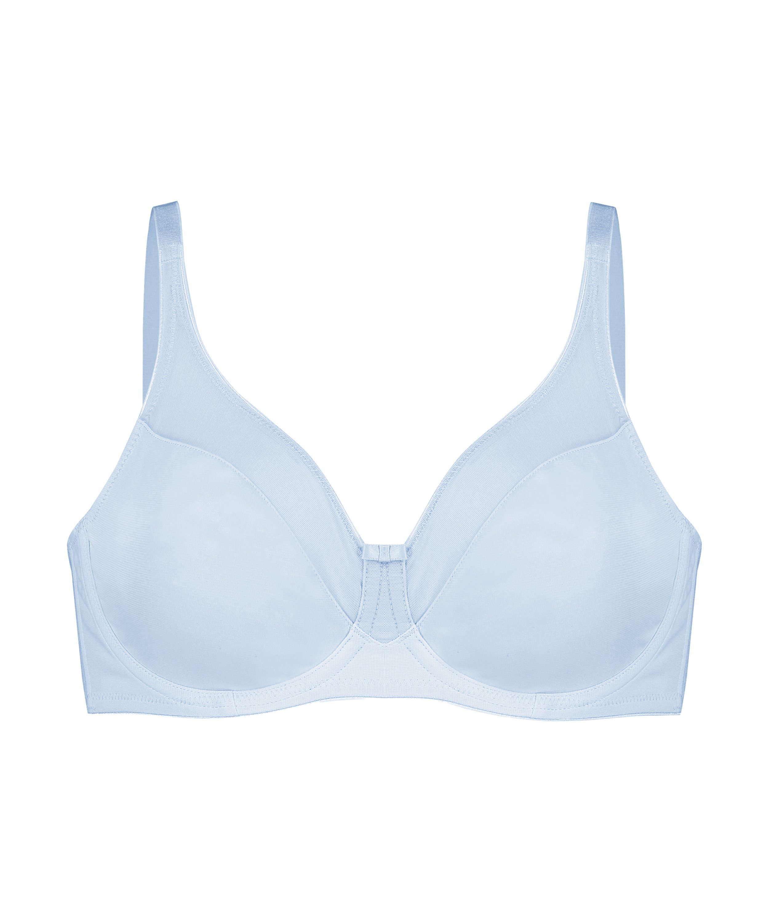 Nina Non-Padded Underwired Minimizer Bra, Blue, main
