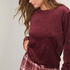 Velvet Pyjama Set, Purple