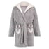 Teens Fleece Bathrobe, Gray