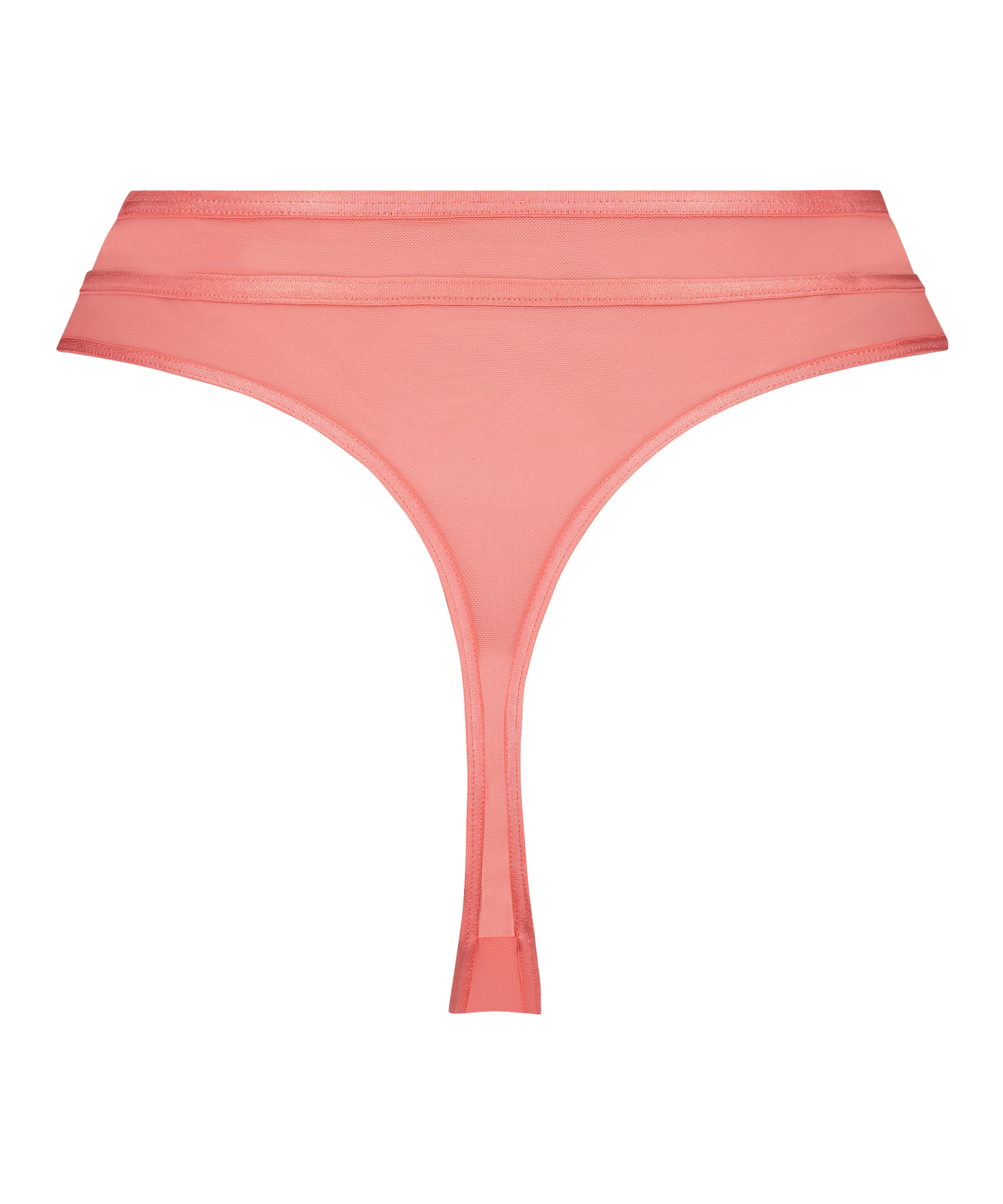 Sexy mesh high-cut thong, Orange, main