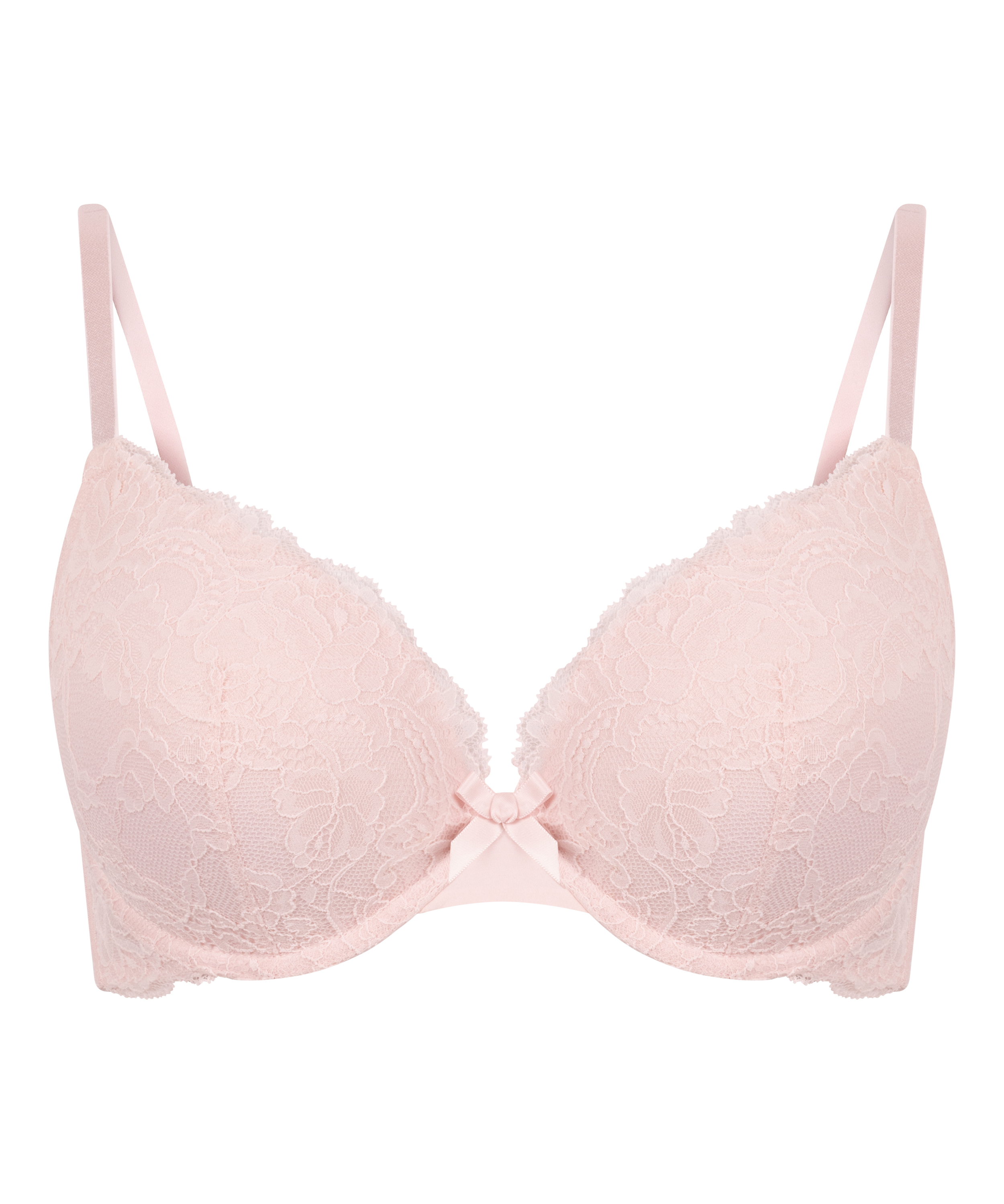 Teddy Padded Push-Up Underwired Bra, Pink, main