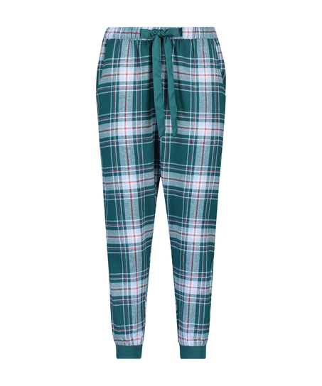 Petite Twill Check Pyjama pants, Blue