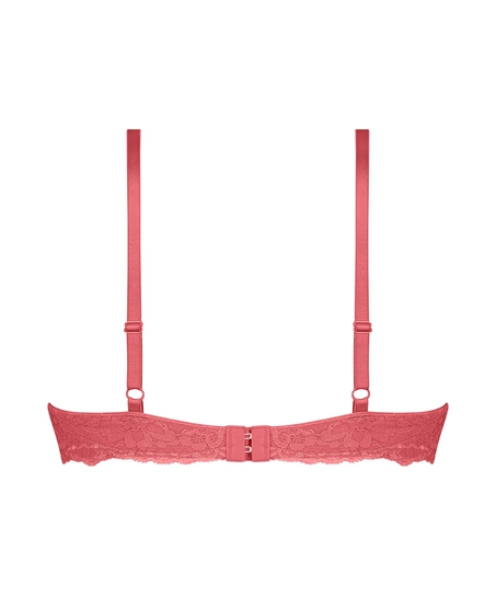 Marine Padded Underwired Bra, Red