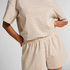 Pyjamaset Jersey, Beige