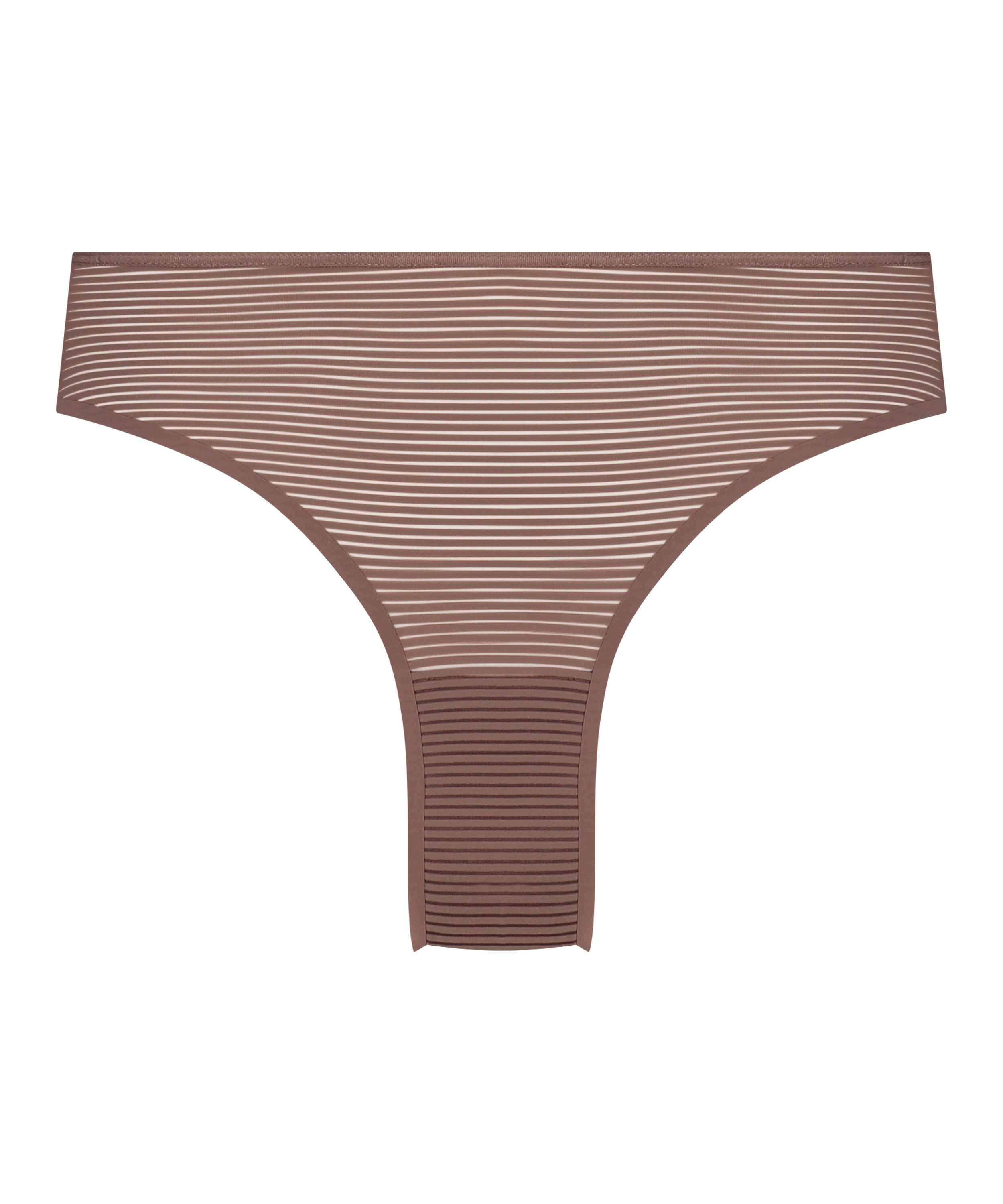 Invisible Brazilian Stripe mesh, Brown, main
