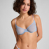 Roza Non-Padded Underwired Bra, Blue