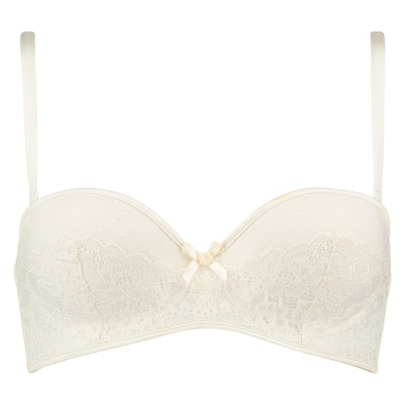 Padded strapless underwired bra Ramona, White