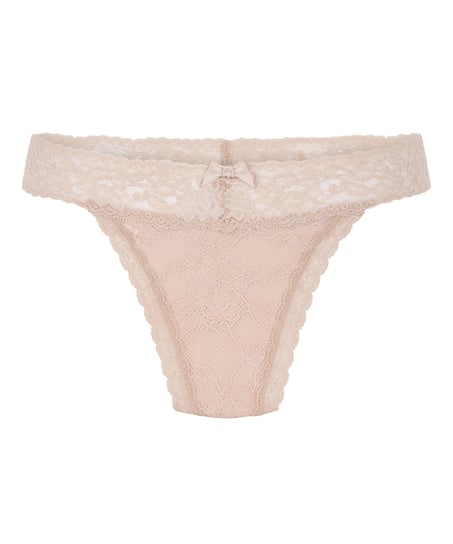 Madison Extra Low Thong, Beige
