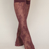 Sheer Socks Lace Fishnet, Purple