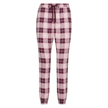 Petite Twill Check Pyjama Pants, Red