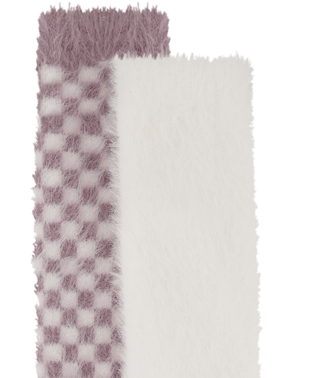 2 pairs of socks Cosy, Purple