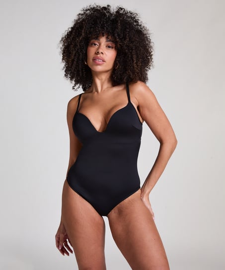 Neoprene Swimsuit, Black
