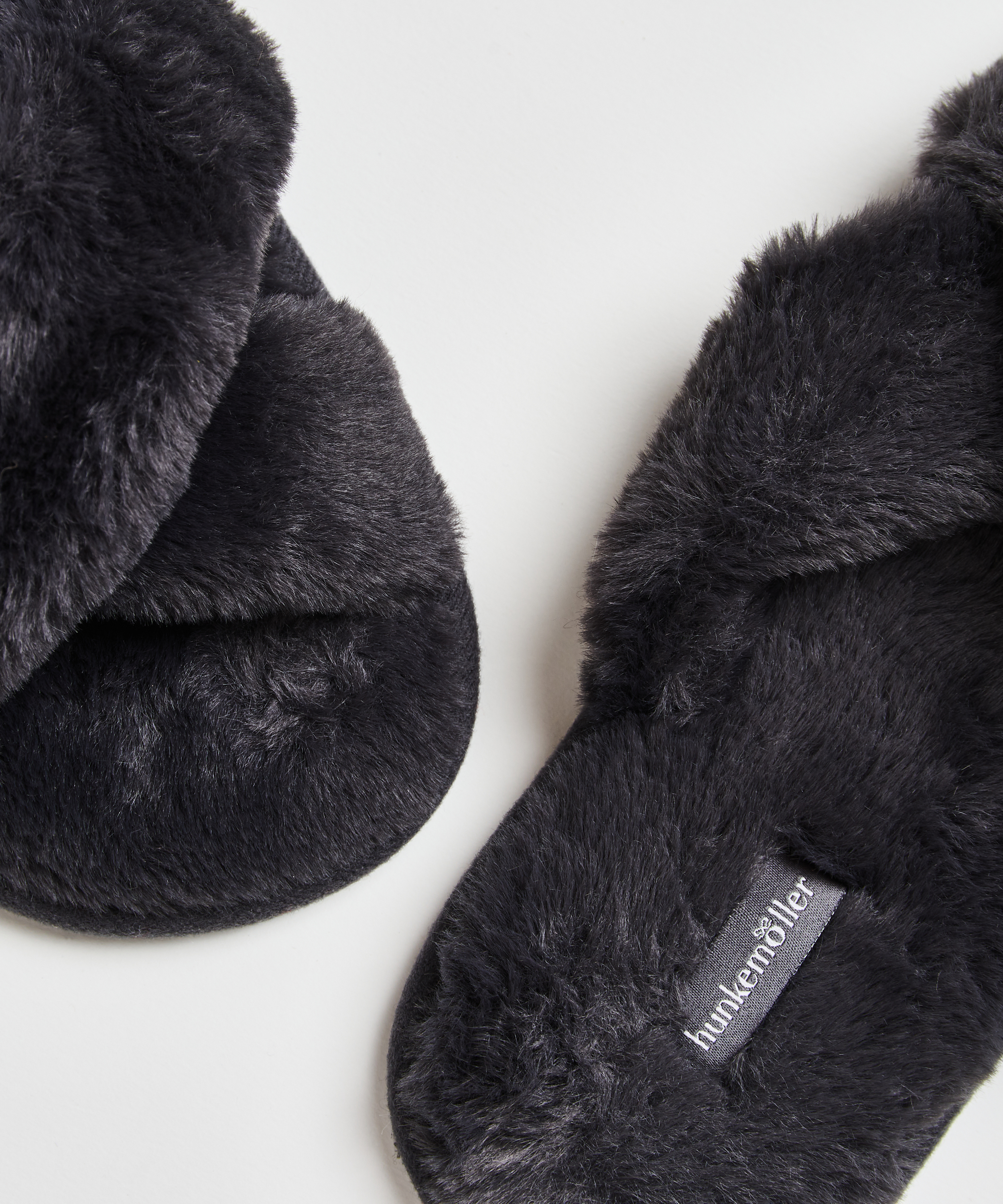 Cross Straps Indoor Sandals, Gray, main