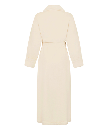 Soft Fleece Bathrobe, White