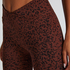 HKMX Crossed High Waisted Leggings, Brown