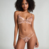 Nisha Open Crotch Brazilian, Beige