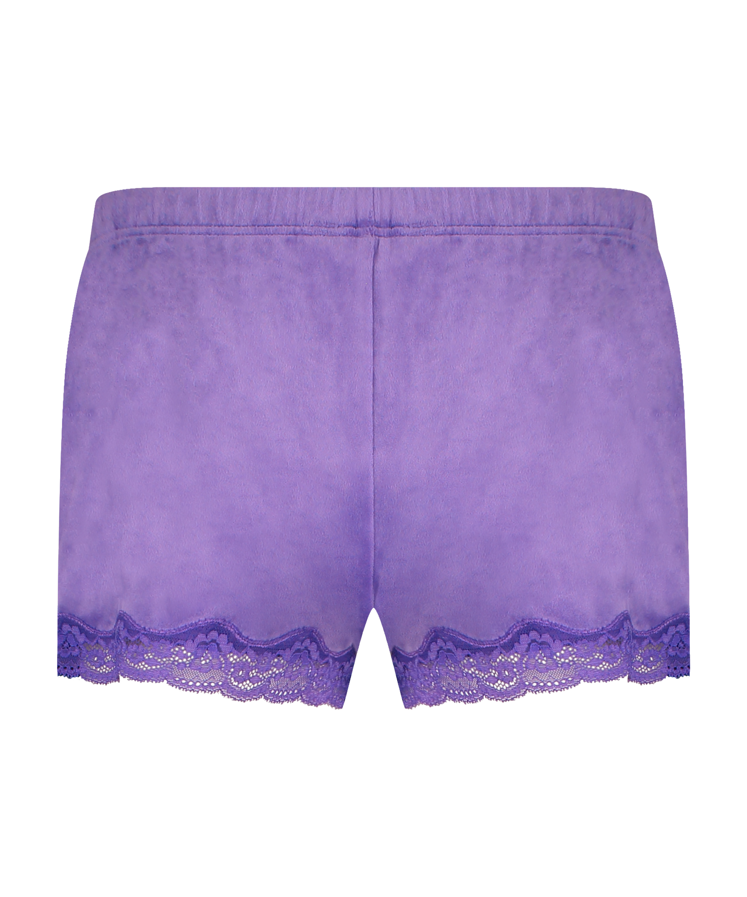 Velvet lace shorts, Purple, main