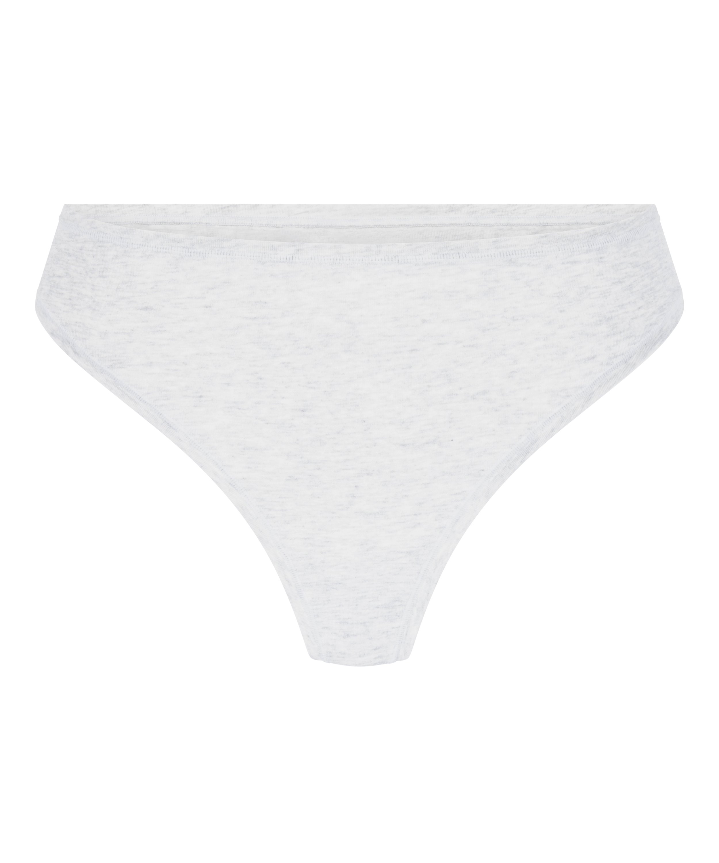 Thong Soft Cotton, Gray, main