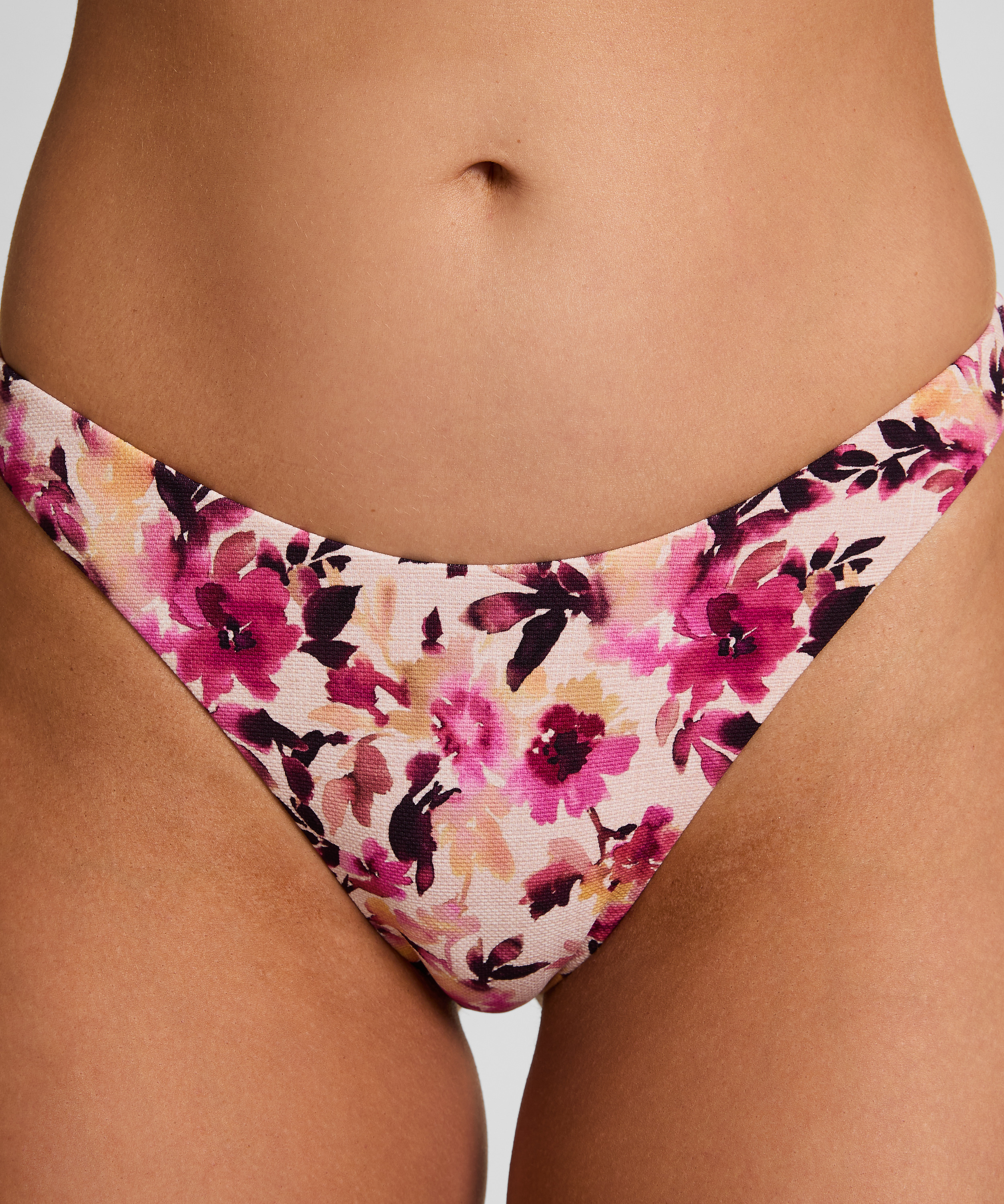 Lagos Highleg Bikini Bottom, Beige, main