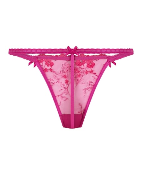 Peonie Highleg Thong, Pink