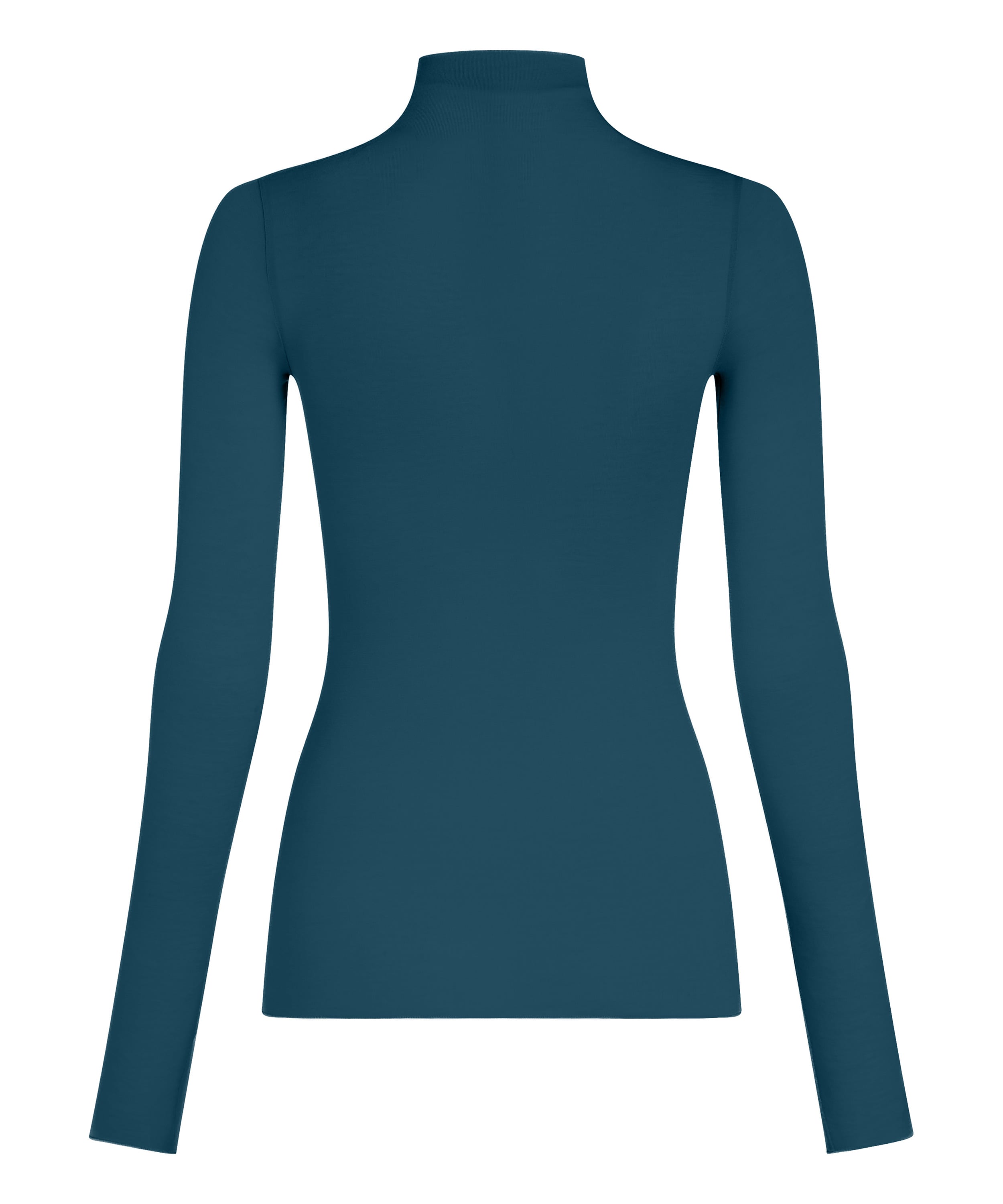 super soft Turtleneck Shirt with Cashmere, Blue, main