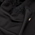 Satin Slip Dress, Black