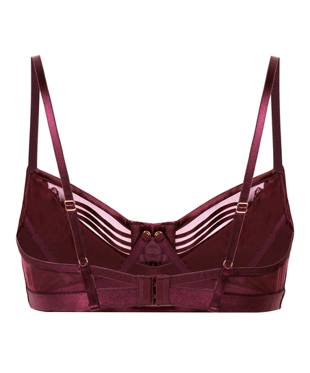 Avela Non-Padded Longline Bra, Red