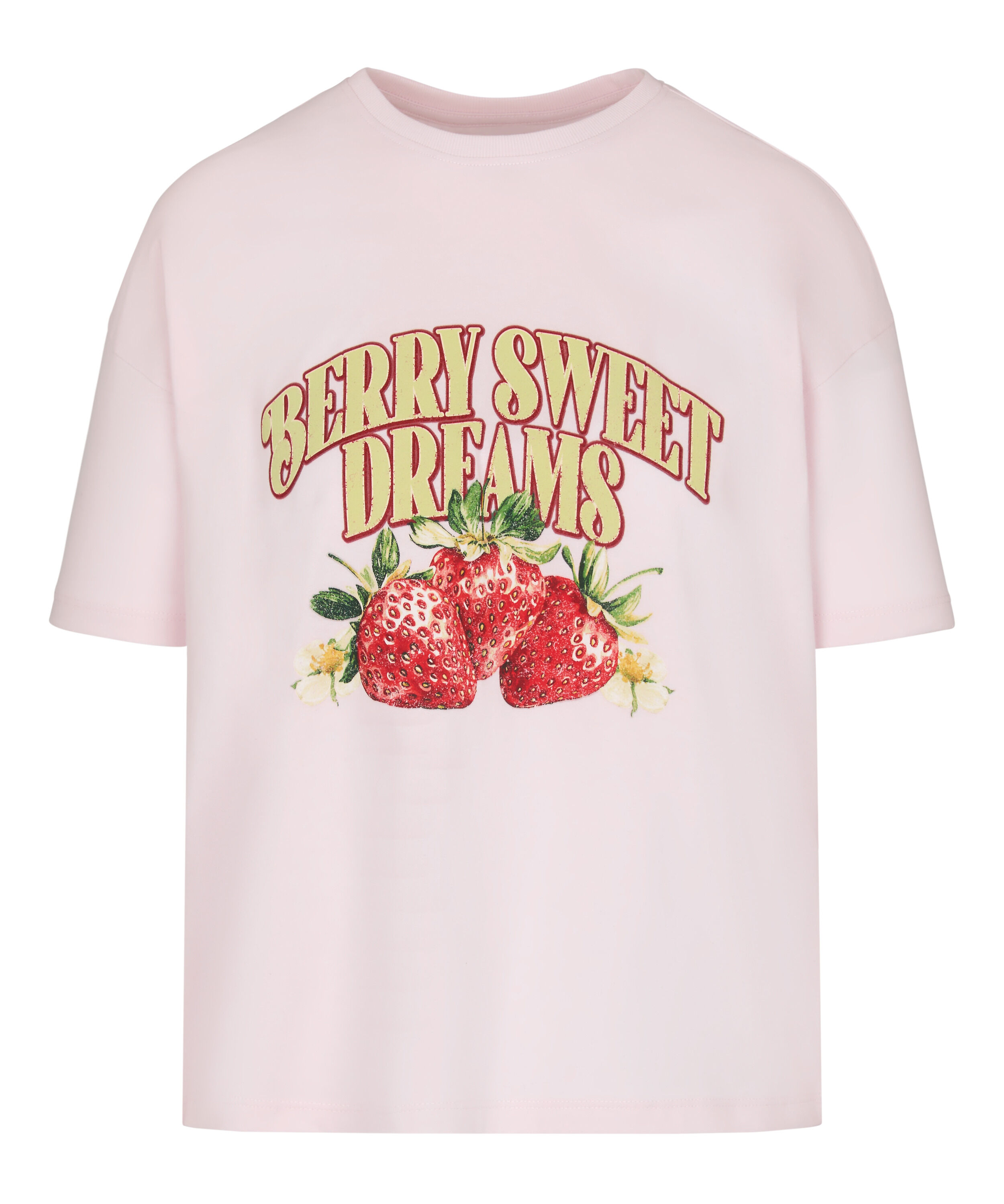 T-shirt with Print, Pink