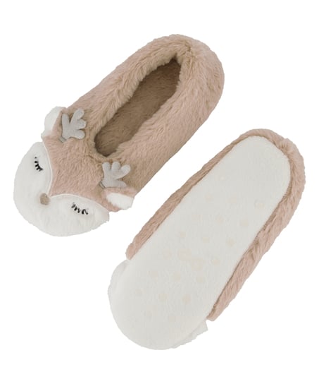 Ballerina slippers, Beige