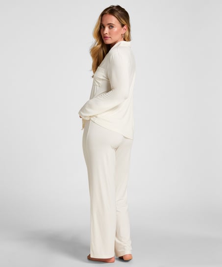 Essential Jersey Long-Sleeved Jacket, White